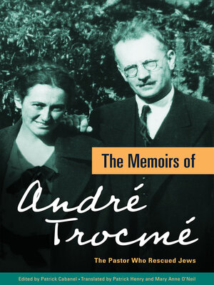cover image of The Memoirs of André Trocmé